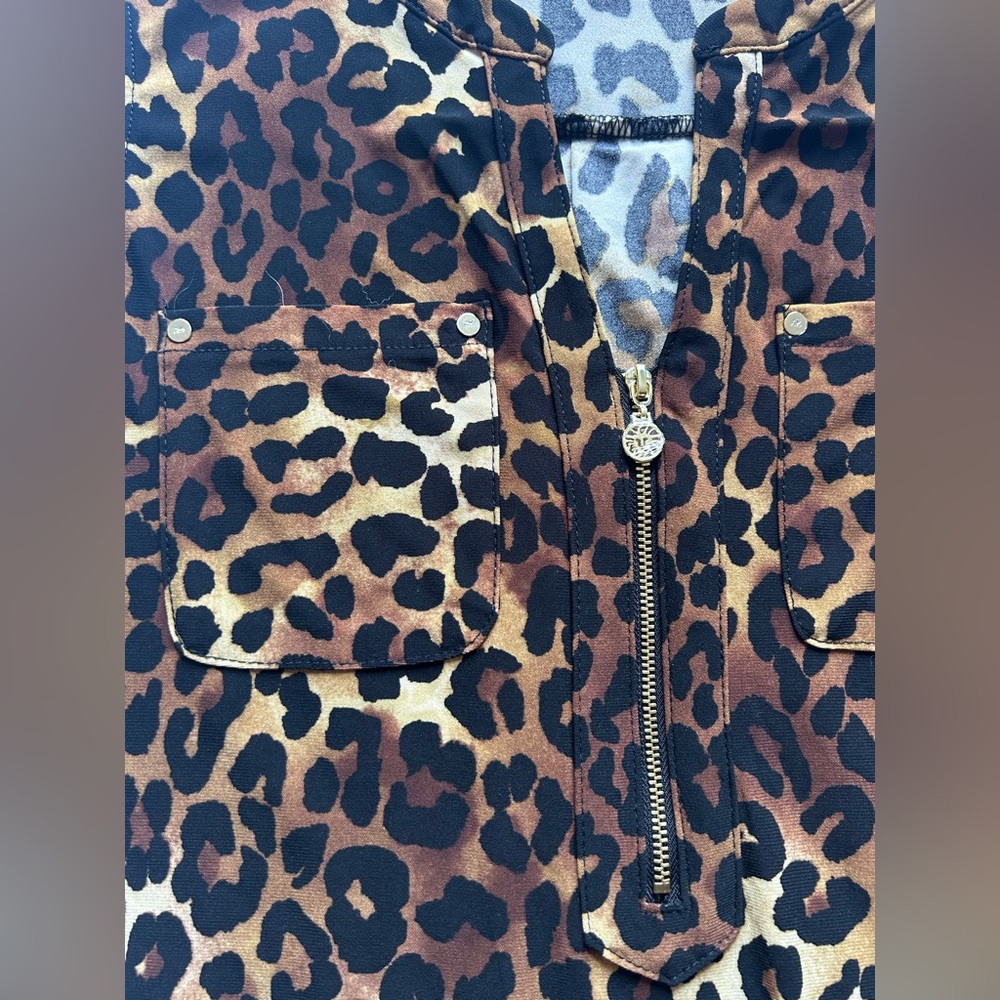 Anne Klein Animal Print Tank Top - Picture 5 of 6